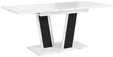 MU1 nowoczesny stół rozkładany do salonu kuchni jadalni 120/160x80 b. ma.cz