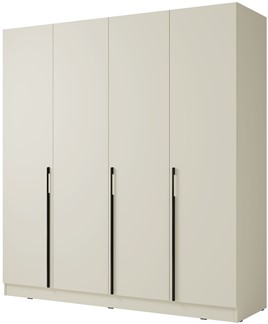 DEN1-20 duża szafa czterodrzwiowa do sypialni przedpokoju cashmere kaszmir