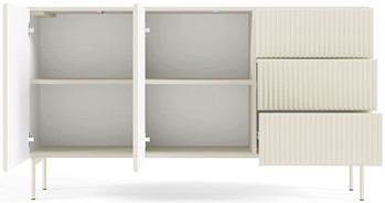 meble MUPPI D komoda z szufladami do salonu sypialni ryfle kaszmir cashmere
