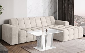 DO2 ława nowoczesny stolik kawowy 100x60 do salonu biały połysk beton