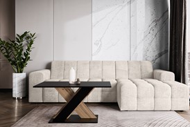 TX1 ława nowoczesny stolik kawowy 110x60 do salonu czarny dąb wotan