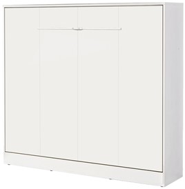 meble PEFE 160 półkotapczan poziomy łóżko chowane składane bez mat biały bi