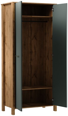 meble INDYGO S2D szafa dwudrzwiowa do przedpokoju salonu sypialni wotan zie
