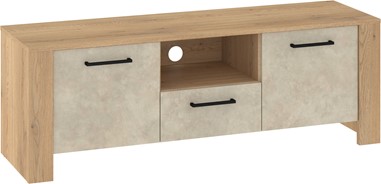 meble DELIS 10 komoda stolik szafka RTV 140 dąb cremona granada migdał