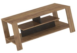 meble DELIS 06 ława stolik kawowy z półką do salonu craft złoty granada brą