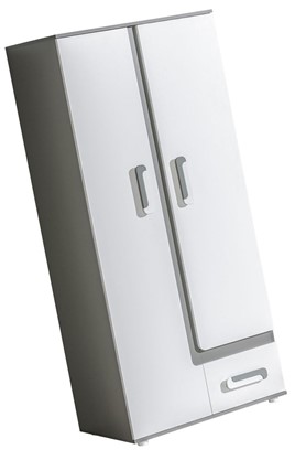 meble APETITO 01 szafa do przedpokoju sypialni młodzieżowa antracyt biała