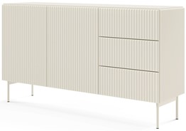 meble MUPPI D komoda z szufladami do salonu sypialni ryfle kaszmir cashmere