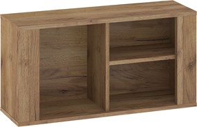 meble MIGES 07 półka wisząca ścienna dąb craft złoty