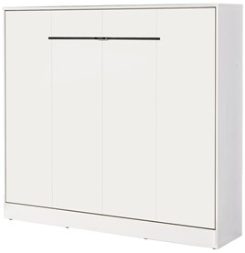 meble PEFE 160 półkotapczan poziomy łóżko chowane składane bez mat biały cz