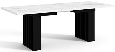 CO1 nowoczesny stół rozkładany do salonu kuchni jadalni 160/240x80 mar/czar