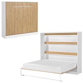 meble PEFE 160 półkotapczan poziomy łóżko chowane składane b. mat artisan b