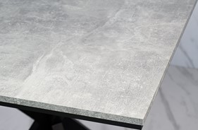 WERO nowoczesny loftowy stół do salonu jadalni 160x90 beton czarny