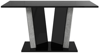 DO2 ława nowoczesny stolik kawowy 100x60 do salonu czarny połysk beton