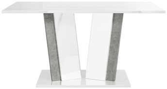 DO2 ława nowoczesny stolik kawowy 100x60 do salonu biały połysk beton