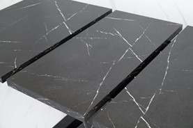 MASIV nowoczesny stół rozkładany do salonu jadalni 120x80 marmur roy czarny