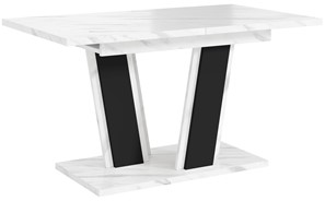 MU1 nowoczesny stół rozkładany do salonu kuchni jadalni 120/160x80 b. ma.cz