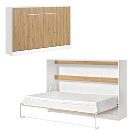 meble PEFE 120 półkotapczan poziomy łóżko chowane składane b. mat artisan b