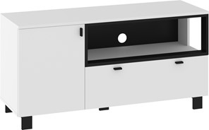 meble GAVES 12 komoda stolik szafka RTV do salonu loft biały czarny