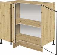 meble kuchenne VIVA szafka dolna narożna z półką prawa [14DP] ryfle artisan