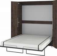 Półkotapczan pionowy łóżko chowane w szafie TEDDY 160 dąb grange