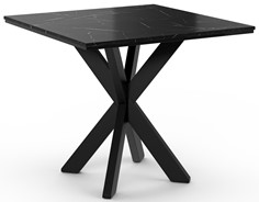 PARO nowoczesny loftowy stół kwadratowy do salonu jadalni marmur royal czar