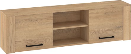 meble DELIS 13 szafka półka wisząca ścienna z drzwiami dąb cremona