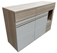 meble SOLO 12 komoda z szufladami drzwiami do salonu riva cashmere kaszmir