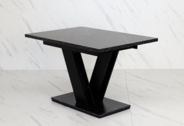 MASIV nowoczesny stół rozkładany do salonu jadalni 120x80 marmur roy czarny