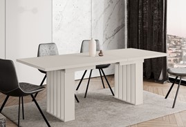 CO1 nowoczesny stół rozkładany do salonu kuchni jadalni 160/240x80 cashmere