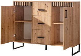 meble LAMELIX 05 komoda z szufladami loft lamele