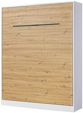 meble PEFE 160 półkotapczan pionowy łóżko chowane w szafie b. mat artisan c