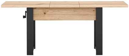 HUGO ławostół ława rozkładana podnoszona stolik kawowy dąb artisan czarny