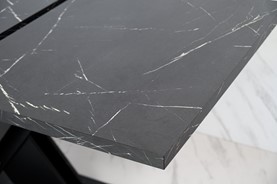 MASIV nowoczesny stół rozkładany do salonu jadalni 120x80 marmur roy czarny