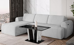 DO2 ława nowoczesny stolik kawowy 100x60 do salonu czarny połysk beton