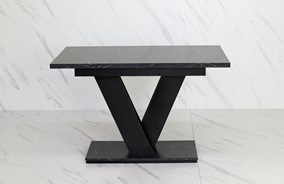 MASIV nowoczesny stół rozkładany do salonu jadalni 120x80 marmur roy czarny