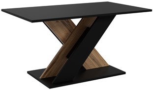 TX1 ława nowoczesny stolik kawowy 110x60 do salonu czarny dąb wotan
