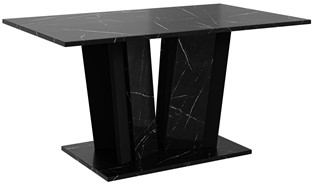 DO2 ława nowoczesny stolik kawowy 100x60 do salonu marmur royal czarny