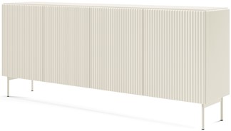meble MUPPI B duża komoda z drzwiami na nóżkach ryfle kaszmir cashmere