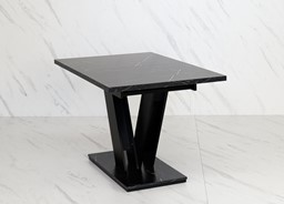 MASIV nowoczesny stół rozkładany do salonu jadalni 120x80 marmur roy czarny