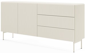 meble MUPPI C duża komoda z szufladami na nóżkach ryfle kaszmir cashmere