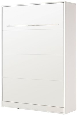 meble PEFE 140 półkotapczan pionowy łóżko chowane w szafie bez mat biały bi