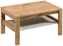 meble INDYGO ST ława stolik kawowy z półką do salonu dąb wotan beż