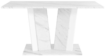 DO2 ława nowoczesny stolik kawowy 100x60 do salonu biały marmur biały