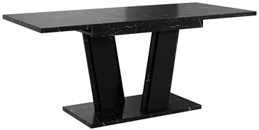 MU1 nowoczesny stół rozkładany do salonu kuchni jadalni 120/160x80 mar.czar