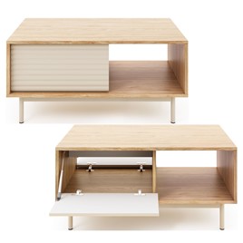 meble TILA 05 ława nowoczesny stolik kawowy do salonu dąb olejowany cashmer