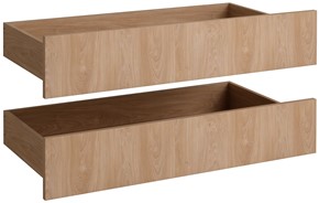 meble COMBO 2x szuflada zewnętrzna SZL NAK do korpusu S2D-1028 dąb puccini