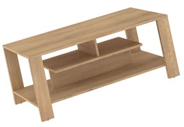 meble DELIS 06 ława stolik kawowy z półką do salonu dąb cremona