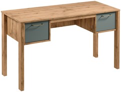meble INDYGO B2S biurko młodzieżowe z szufladami do pracy nauki wotan ziele