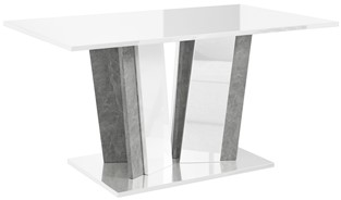 DO2 ława nowoczesny stolik kawowy 100x60 do salonu biały połysk beton