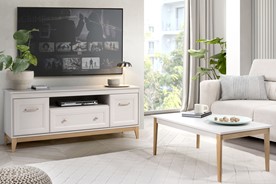 meble WINDSOR #1 pokojowe szafka RTV stolik kawowy ława kaszmir cashmere